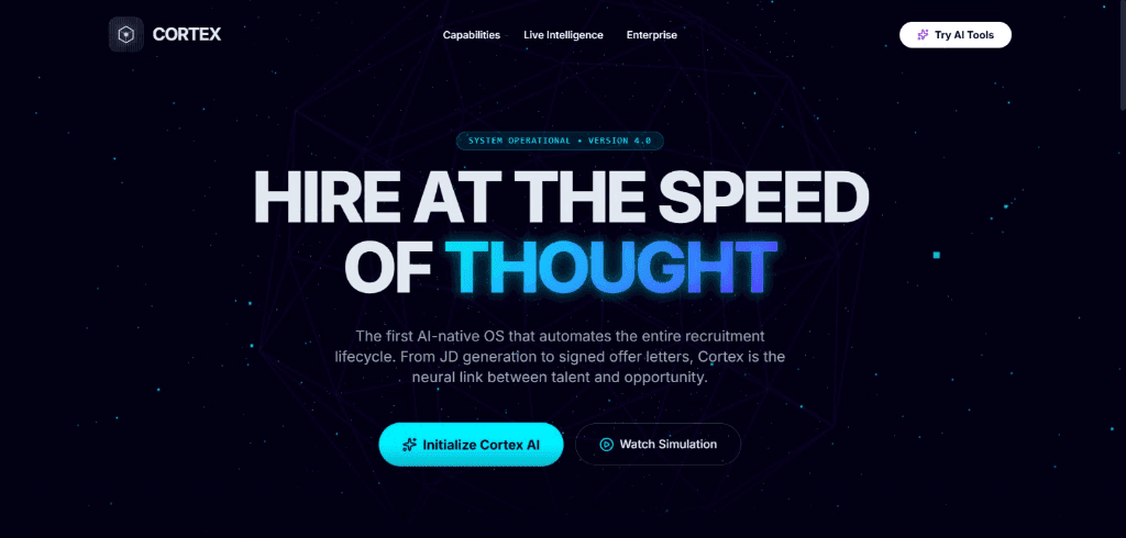 HireSynk (Cortex AI) desktop interface